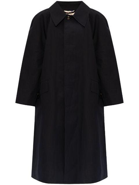 single-breasted cotton coat by MARNI