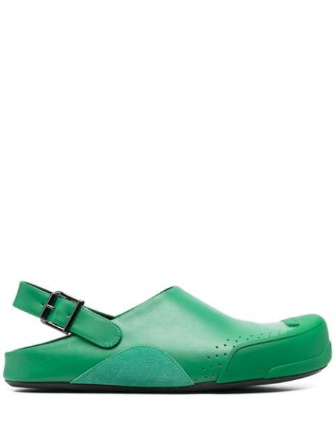 slingback round-toe sandals by MARNI
