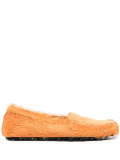 slip-on calf-hair loafers by MARNI