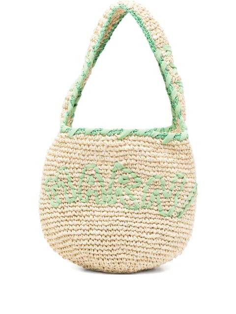 small Nassa woven shoulder bag by MARNI