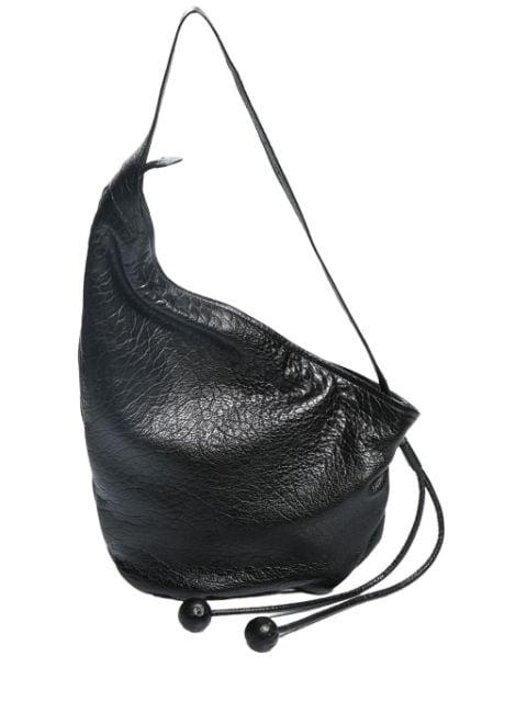 small black nappa shoulder bag by MARNI