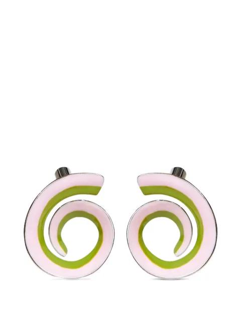 spiral earrings by MARNI