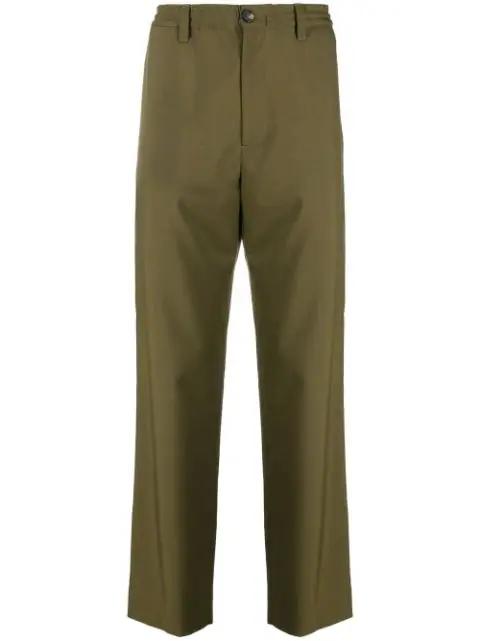straight-leg wool suit trousers by MARNI