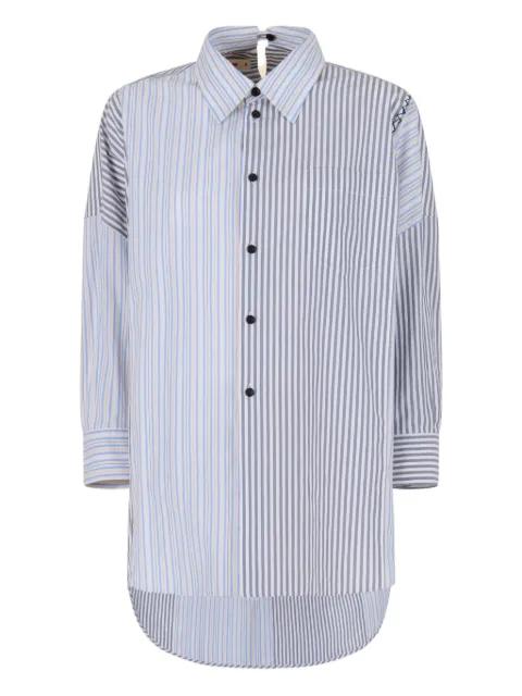striped cotton shirt by MARNI