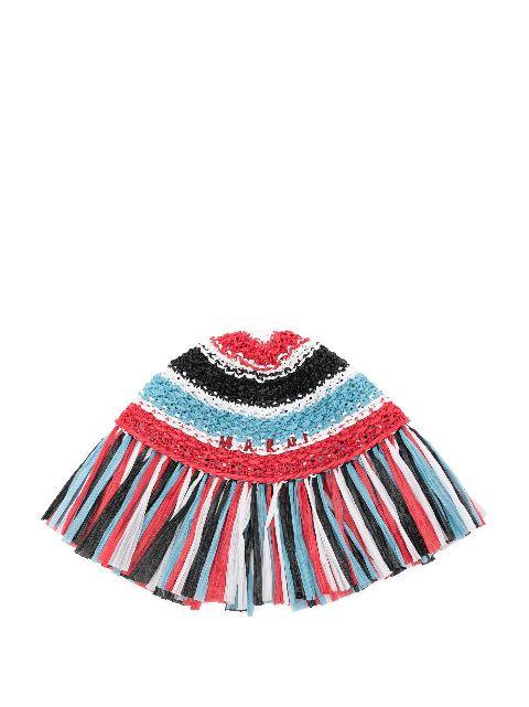 striped hat by MARNI