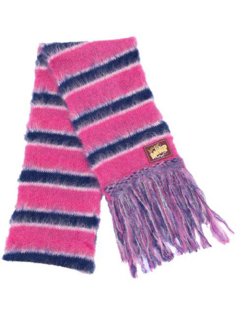 striped knitted scarf by MARNI