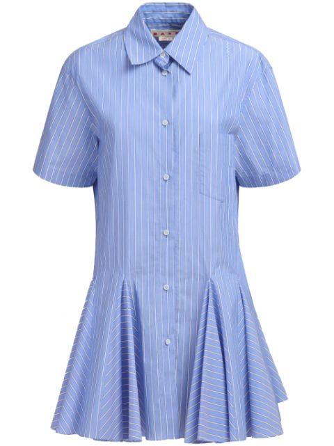 striped shirt mini dress by MARNI