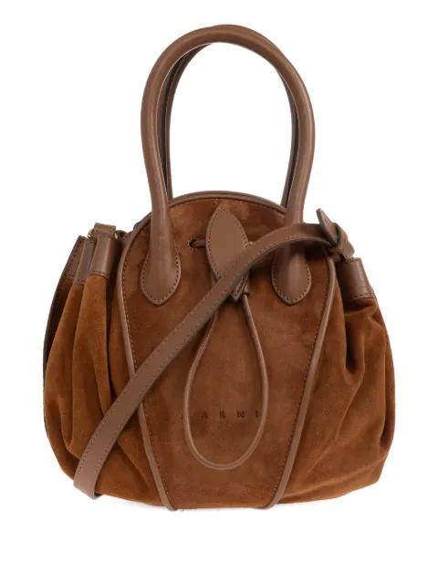 suede Tulipea small handbag by MARNI