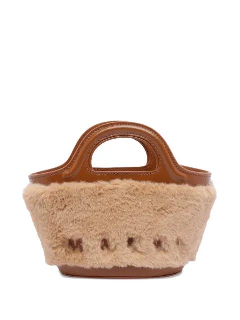 trimmed leather mini bag by MARNI