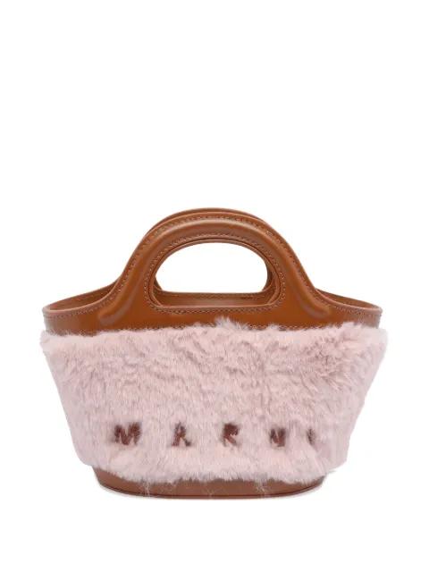 trimmed leather mini bag by MARNI