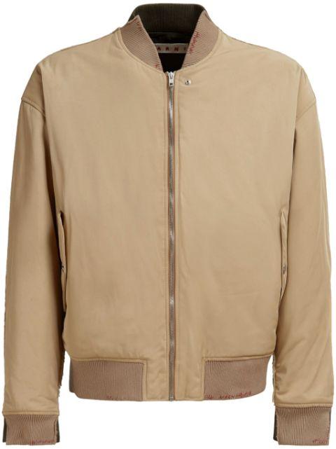 two-tone bomber jacket by MARNI