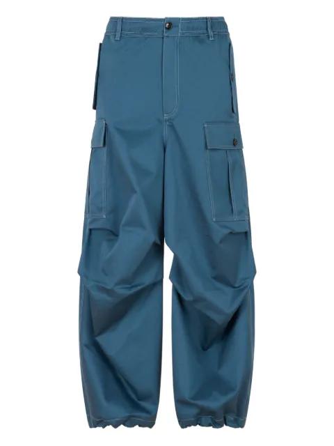water-repellent gabardine workwear pants by MARNI