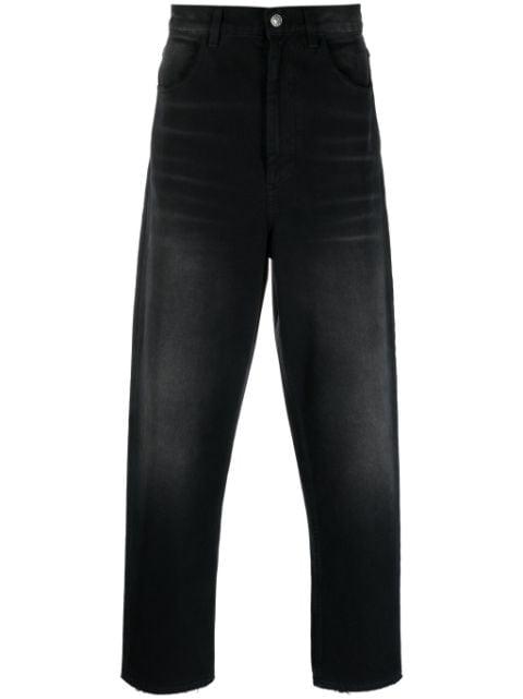 whiskering-effect straight-leg jeans by MARNI