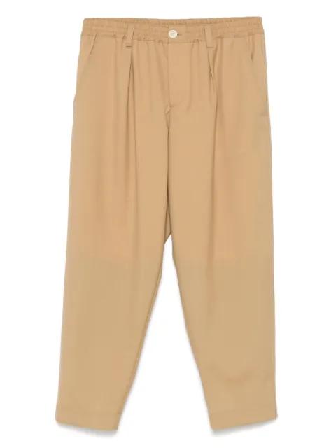 wool drawstring-waist trousers by MARNI