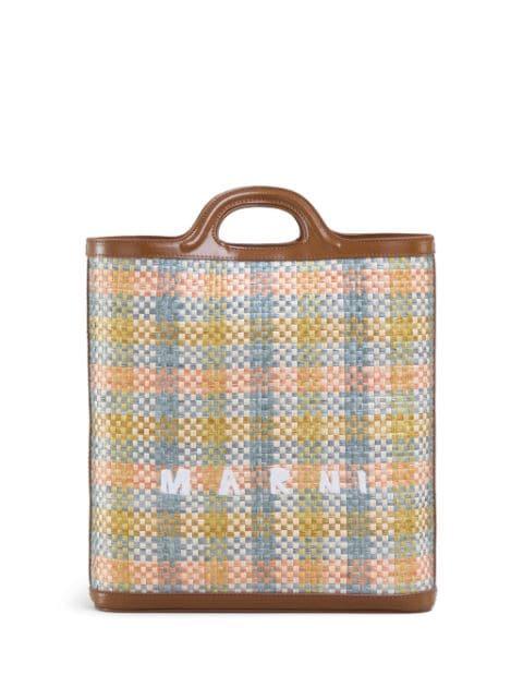 woven tote bag by MARNI