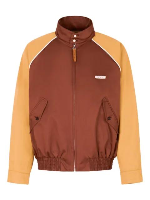 zip raglan-sleeve jacket by MARNI