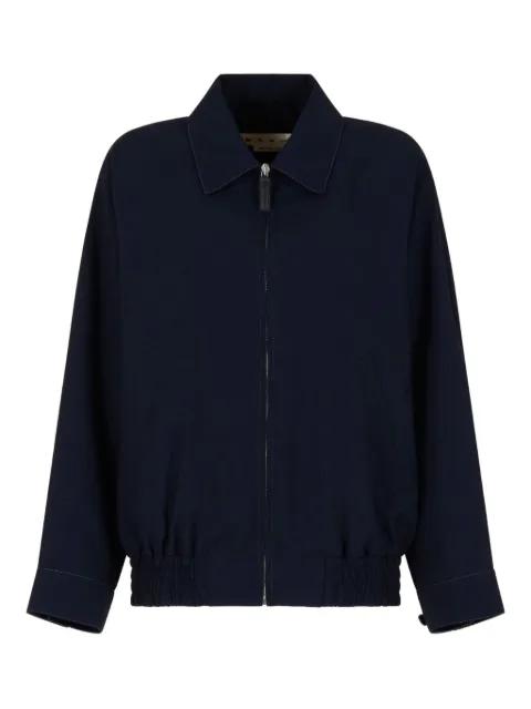 zip-up bomber jacket by MARNI