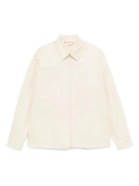 zip-up shirt by MARNI