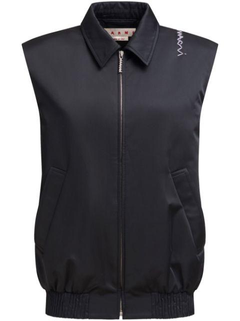 zip-up waistcoat by MARNI