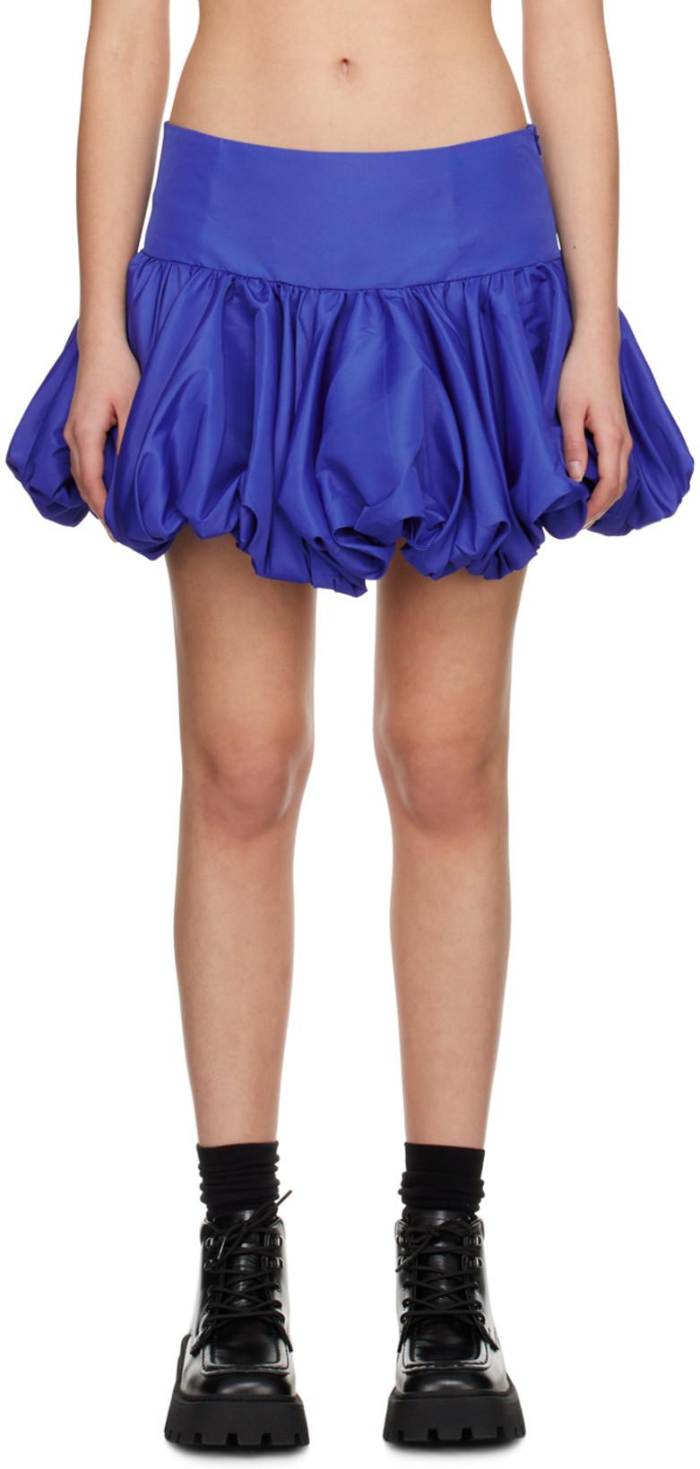 Blue Puff Miniskirt by MARQUES' ALMEIDA