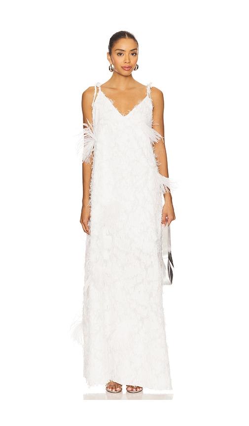Marques ' Almeida Fil Coupe Long Slip Dress in White by MARQUES ' ALMEIDA