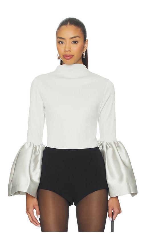 Marques ' Almeida Puff Sleeve Top in Ivory by MARQUES ' ALMEIDA