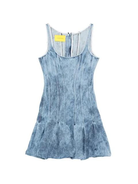 acid wash pleated dress by MARQUES' ALMEIDA