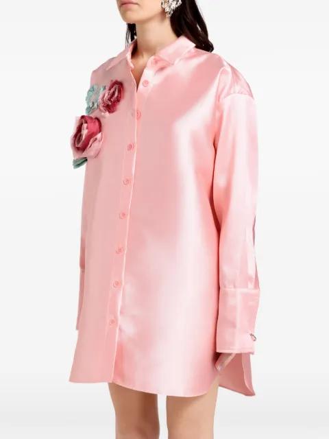 floral-appliqué shirt by MARQUES' ALMEIDA