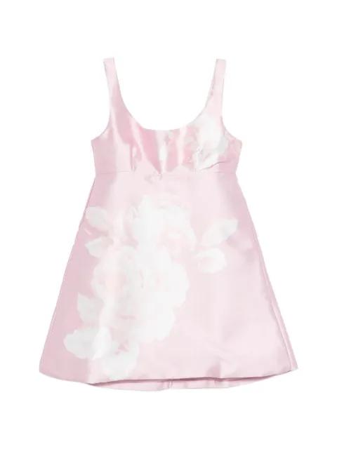 printed balloon sleeve dress by MARQUES' ALMEIDA
