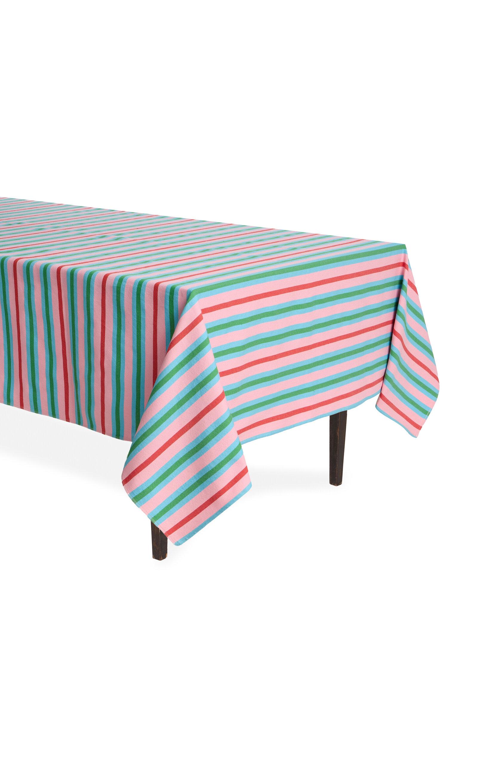 Marrakshi Life - Exclusive La Isla Cotton Tablecloth - Stripe - Moda Operandi by MARRAKSHI LIFE