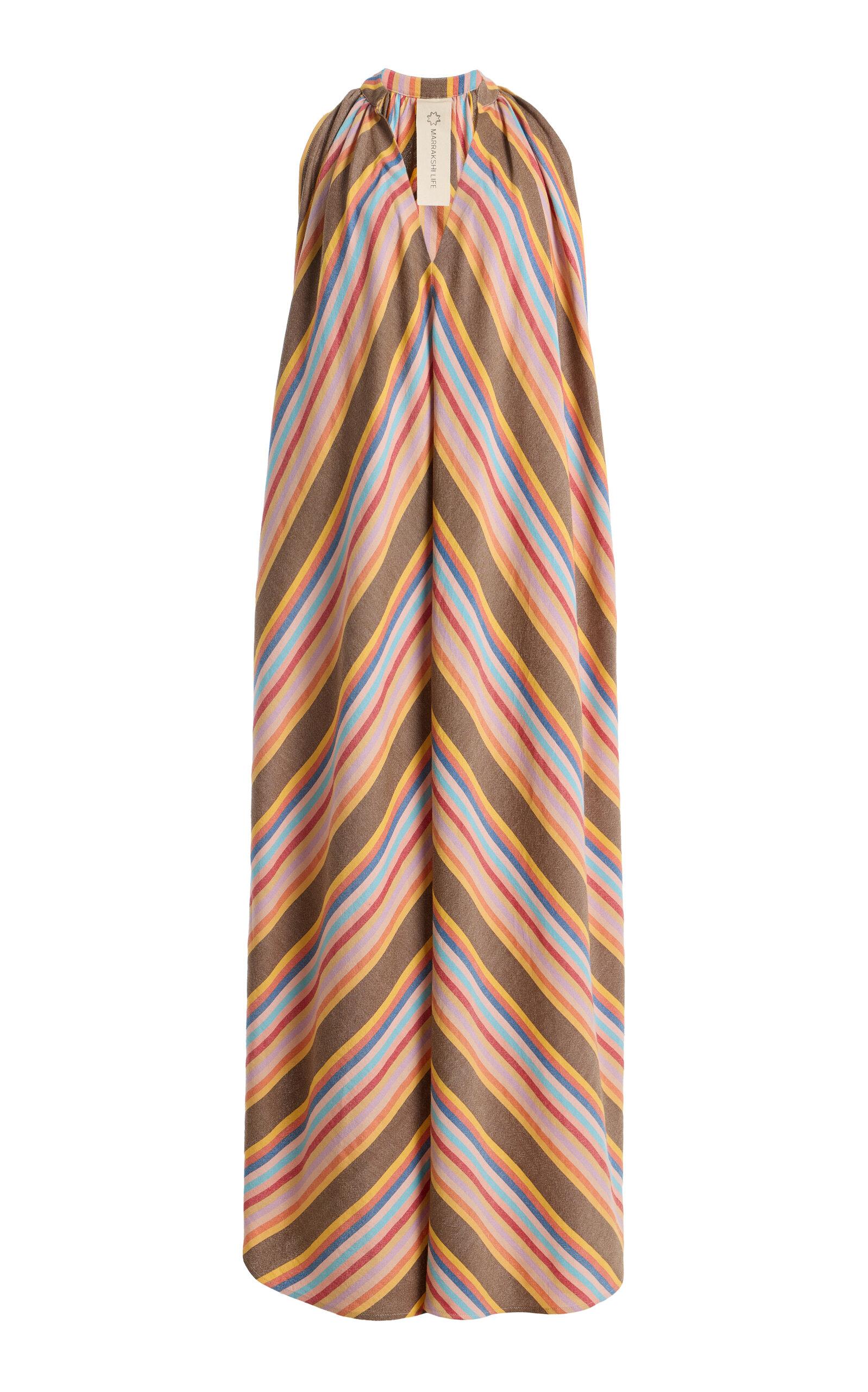 Marrakshi Life Exclusive La Isla The Cotton Halter Dress - Moda Operandi by MARRAKSHI LIFE