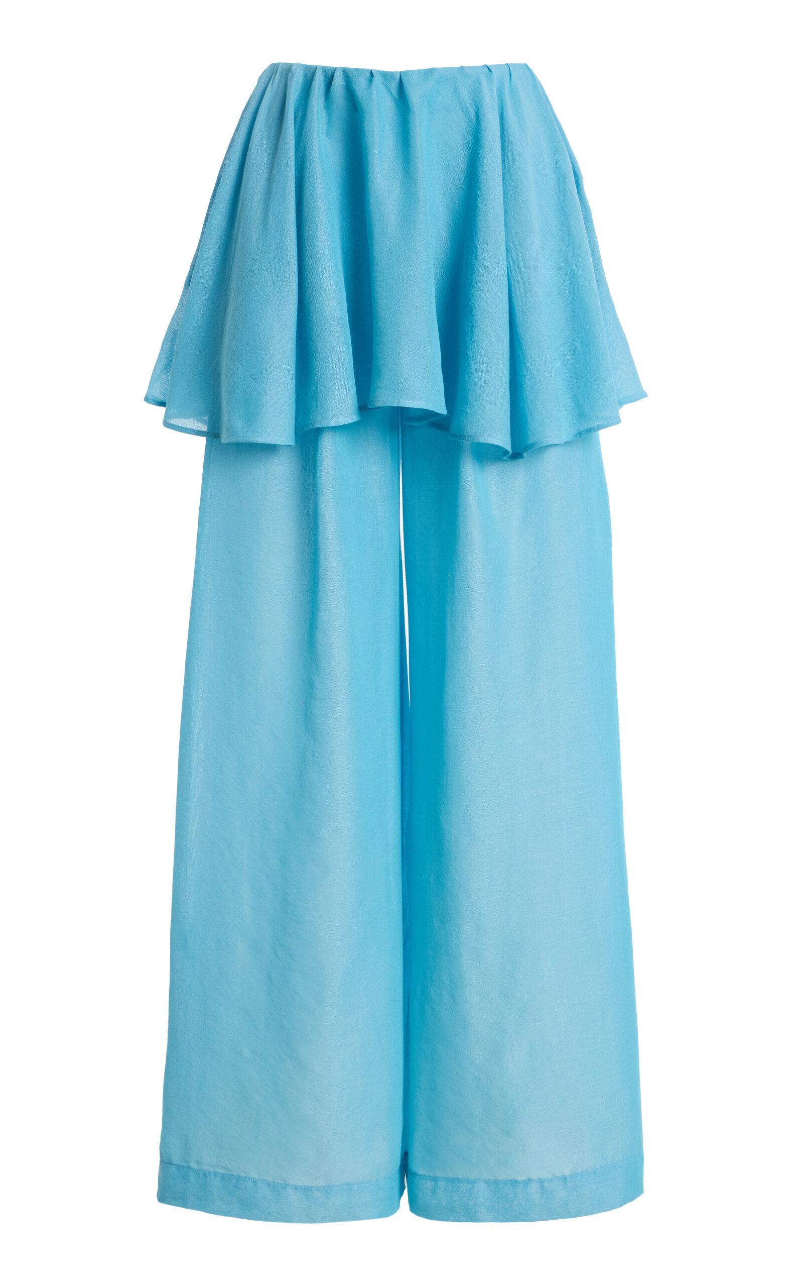 Marrakshi Life Exclusive La Isla The Cotton Peplum Pants - Moda Operandi by MARRAKSHI LIFE