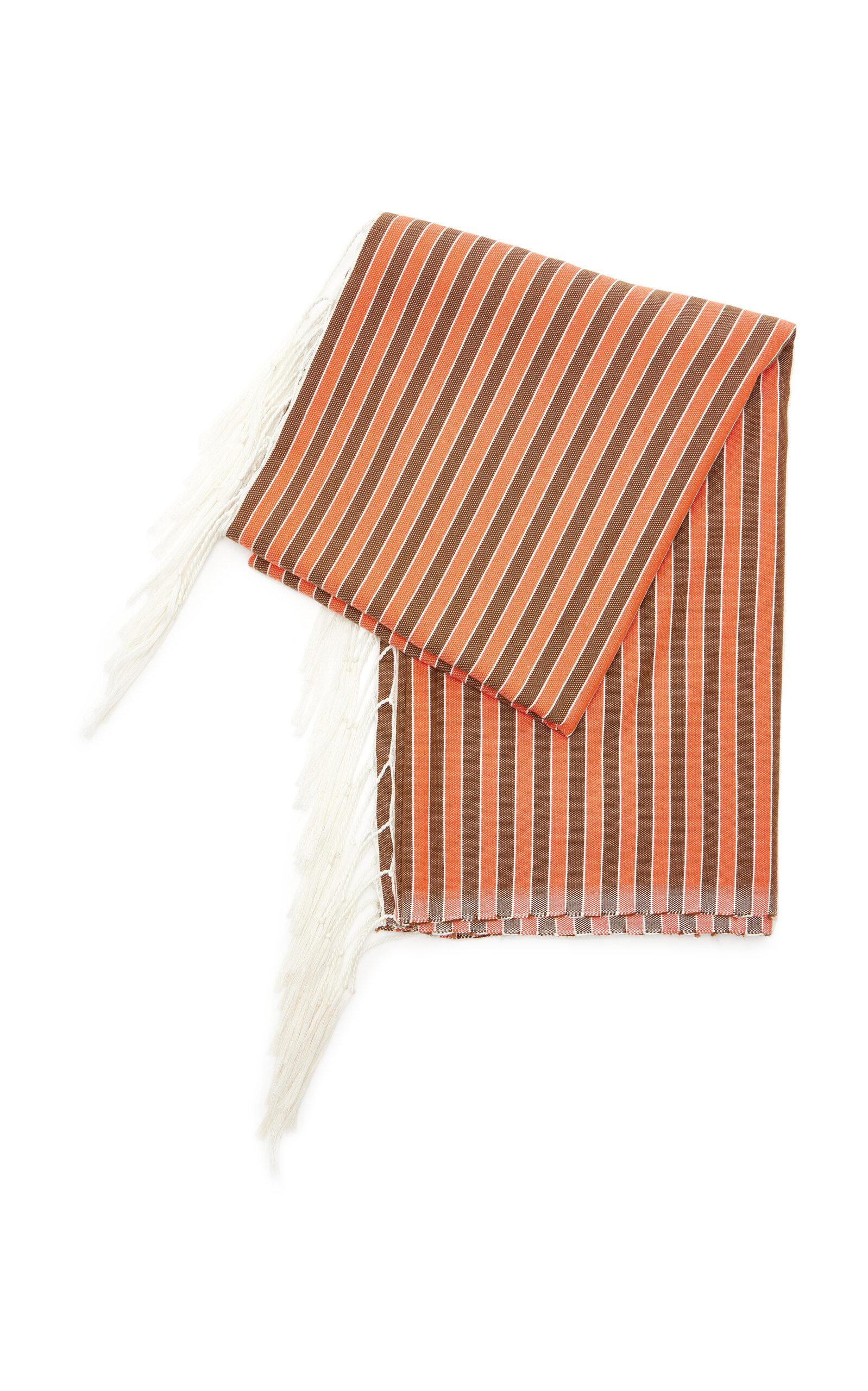 Marrakshi Life - Exclusive La Isla Turkish Cotton Beach Blanket - Stripe - Moda Operandi by MARRAKSHI LIFE