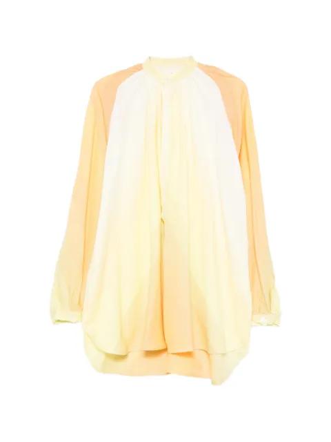 long-sleeve buttoned mini dress by MARRAKSHI LIFE