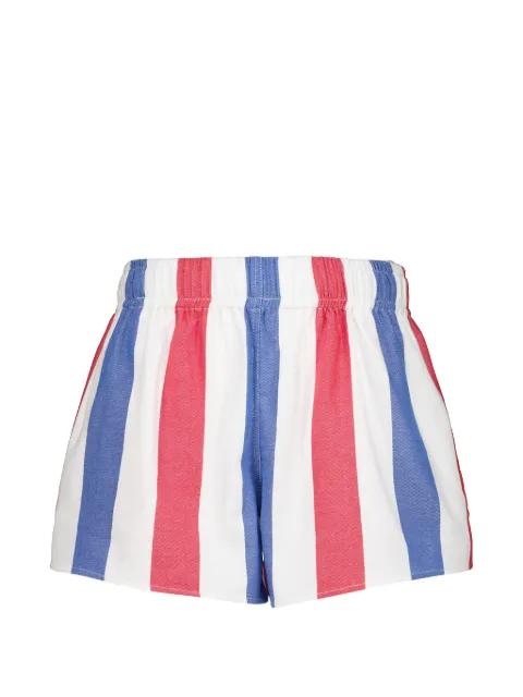 striped cotton shorts by MARRAKSHI LIFE