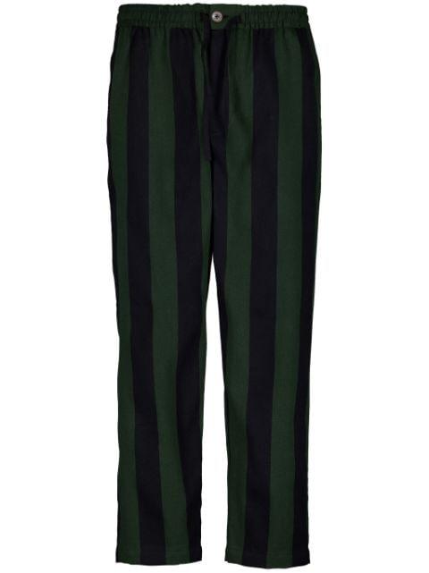 striped cotton trousers by MARRAKSHI LIFE
