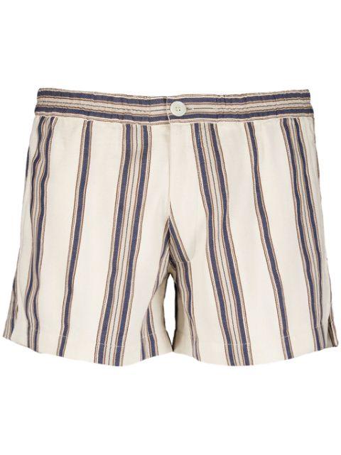 striped elasticated-waist shorts by MARRAKSHI LIFE