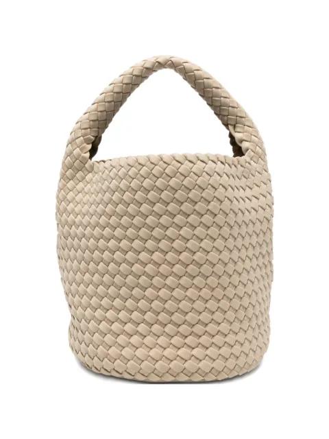 woven bucket bag by MARREA