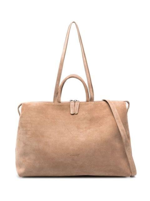 4 Orizzontale suede tote bag by MARSELL