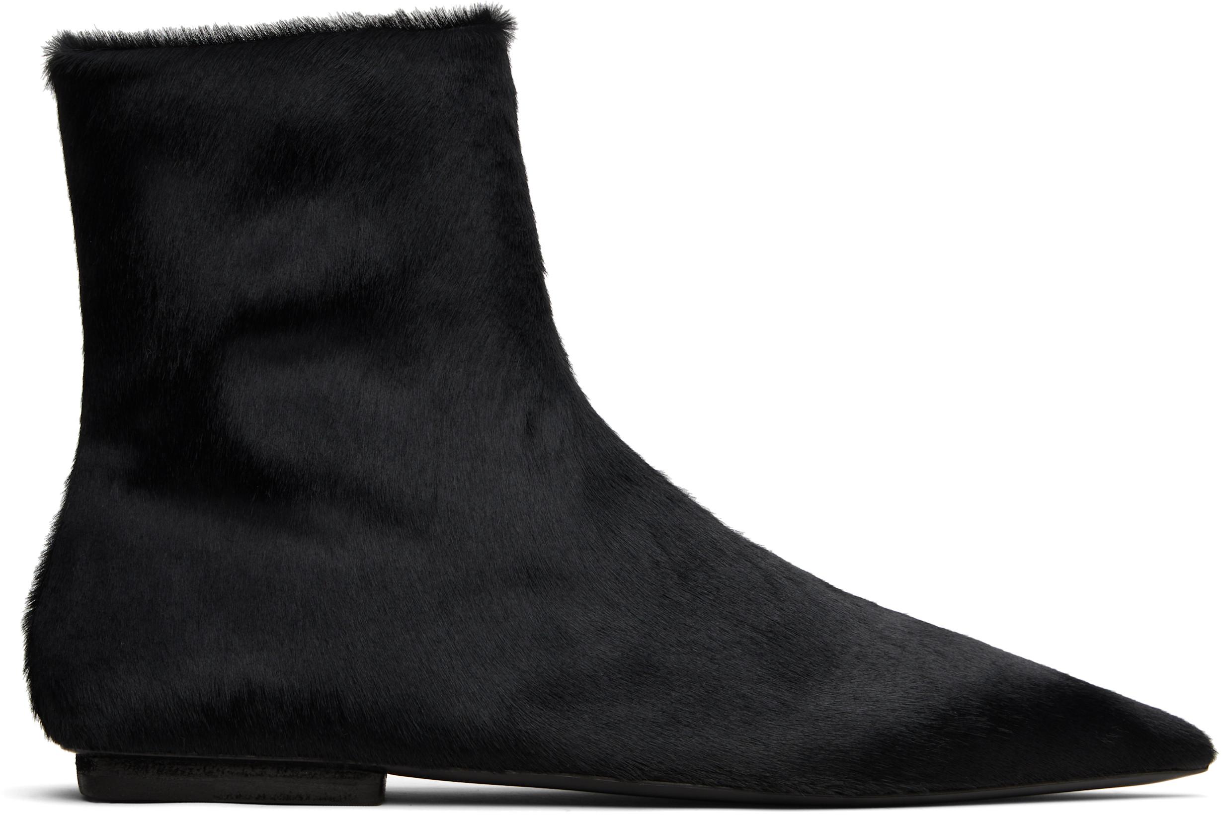 Black Ago Boots by MARSELL