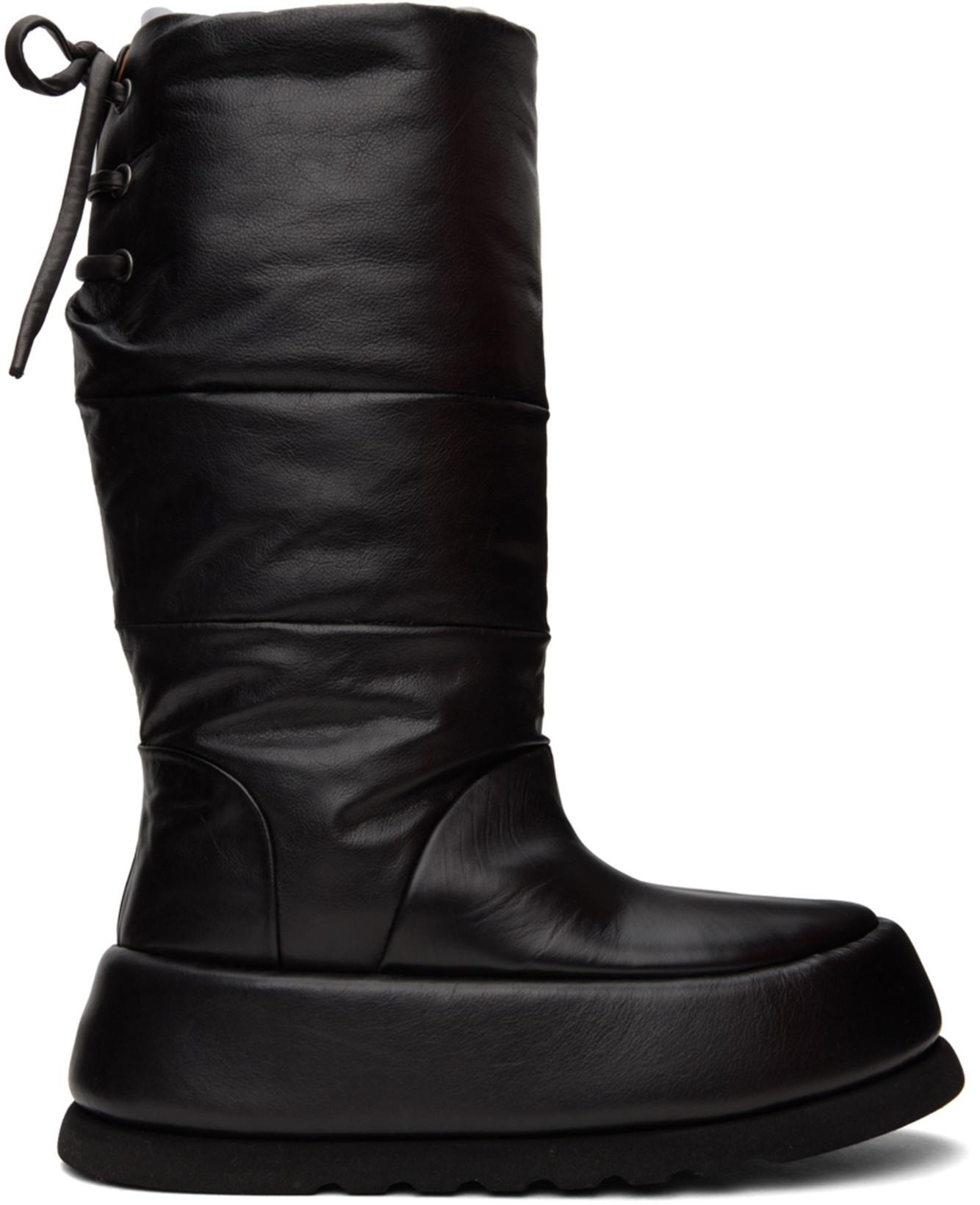 Black Bombo Boots by MARSELL