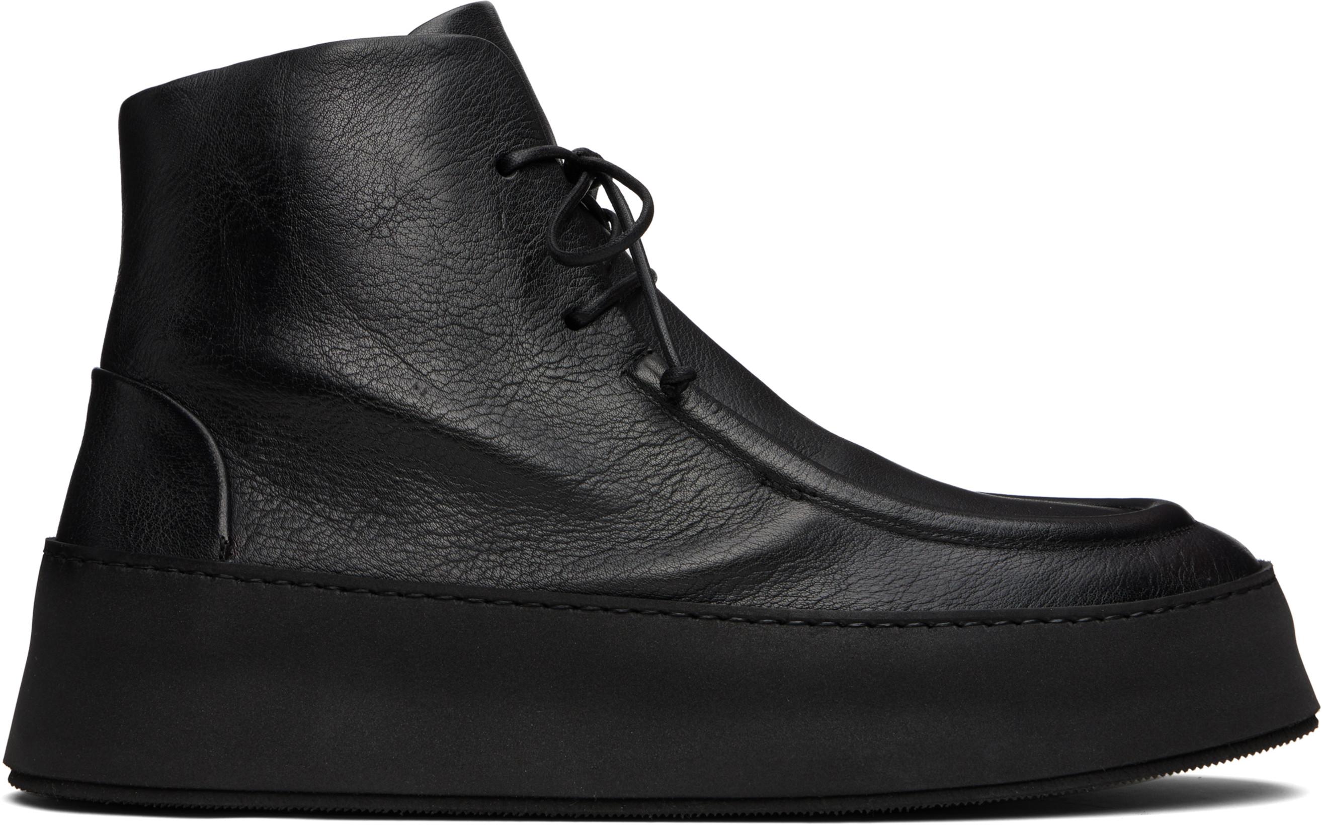 Black Cassapana Ankle Boots by MARSELL