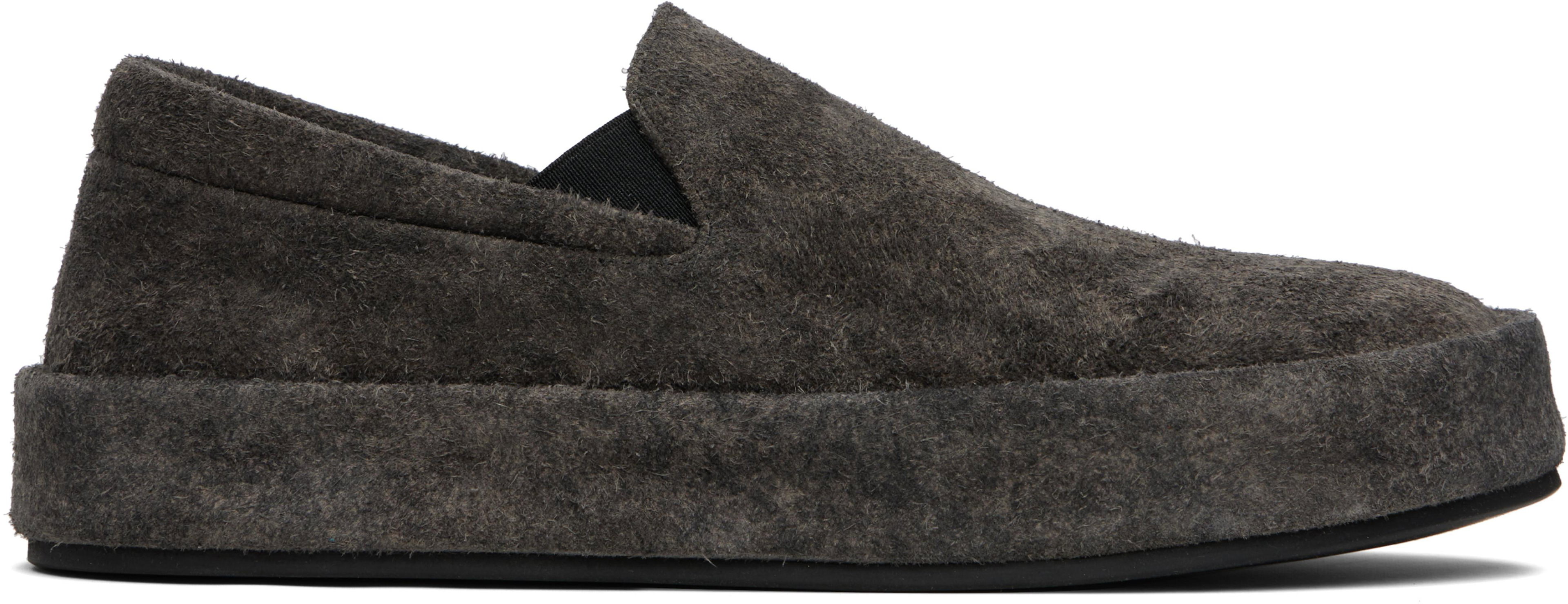 Black Cassapelle Slip-On Sneakers by MARSELL