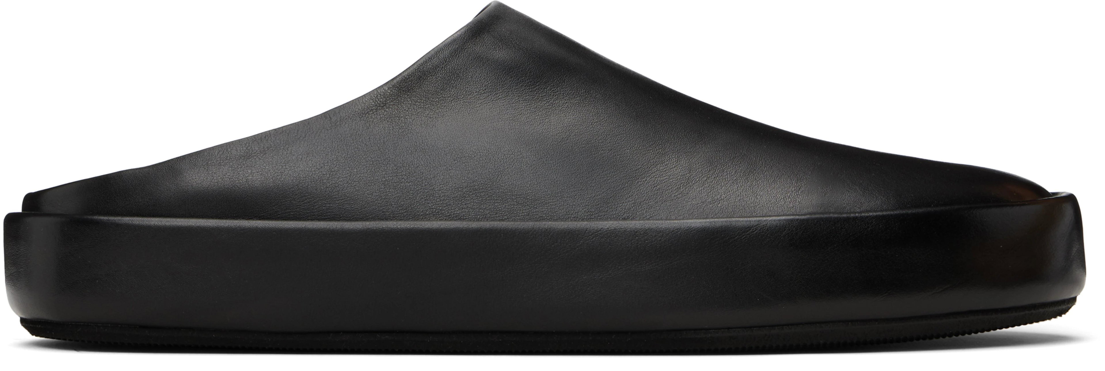 Black Cassapelle Slip-on Loafers by MARSELL