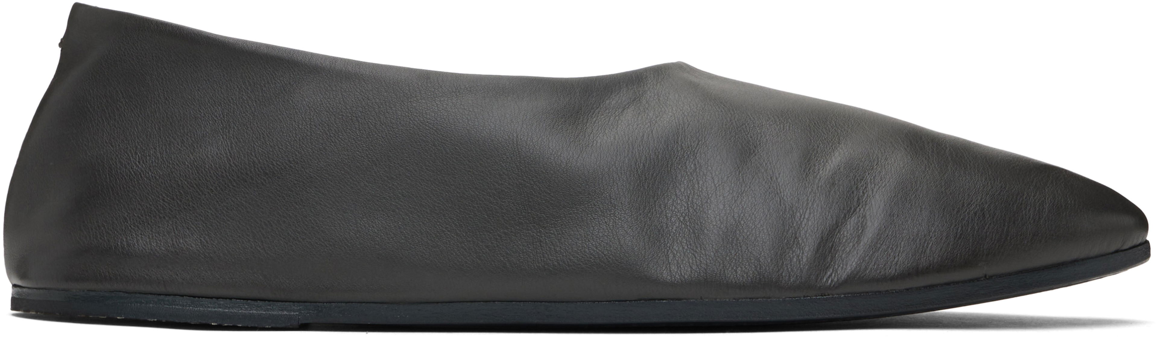 Black Coltellaccio Slippers by MARSELL