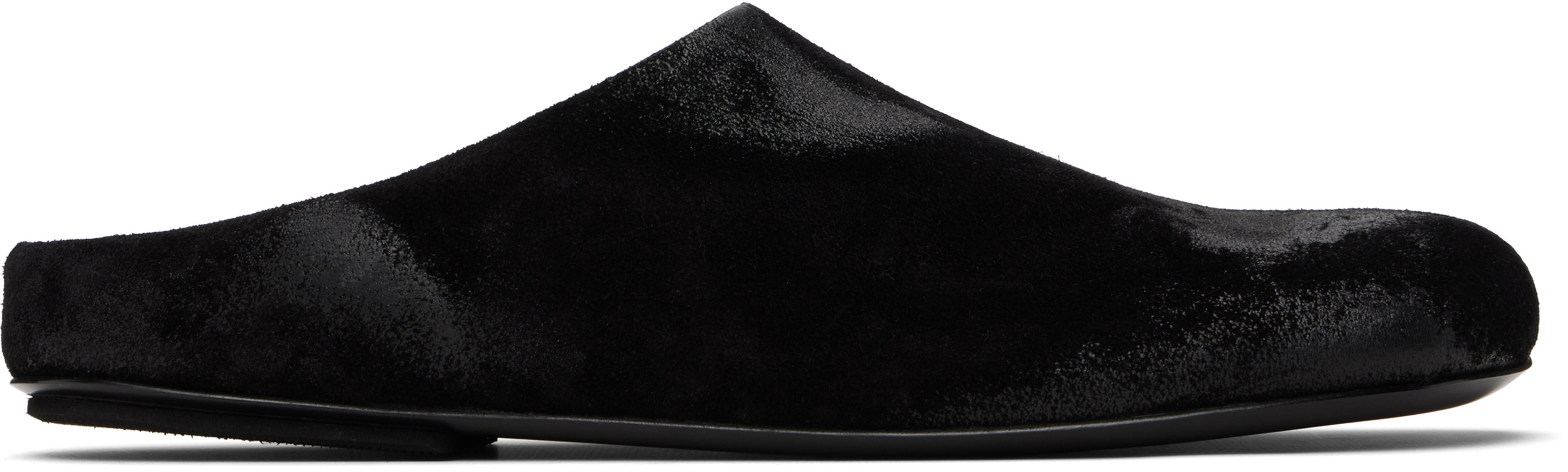 Black Passo Slip-on Loafers by MARSELL