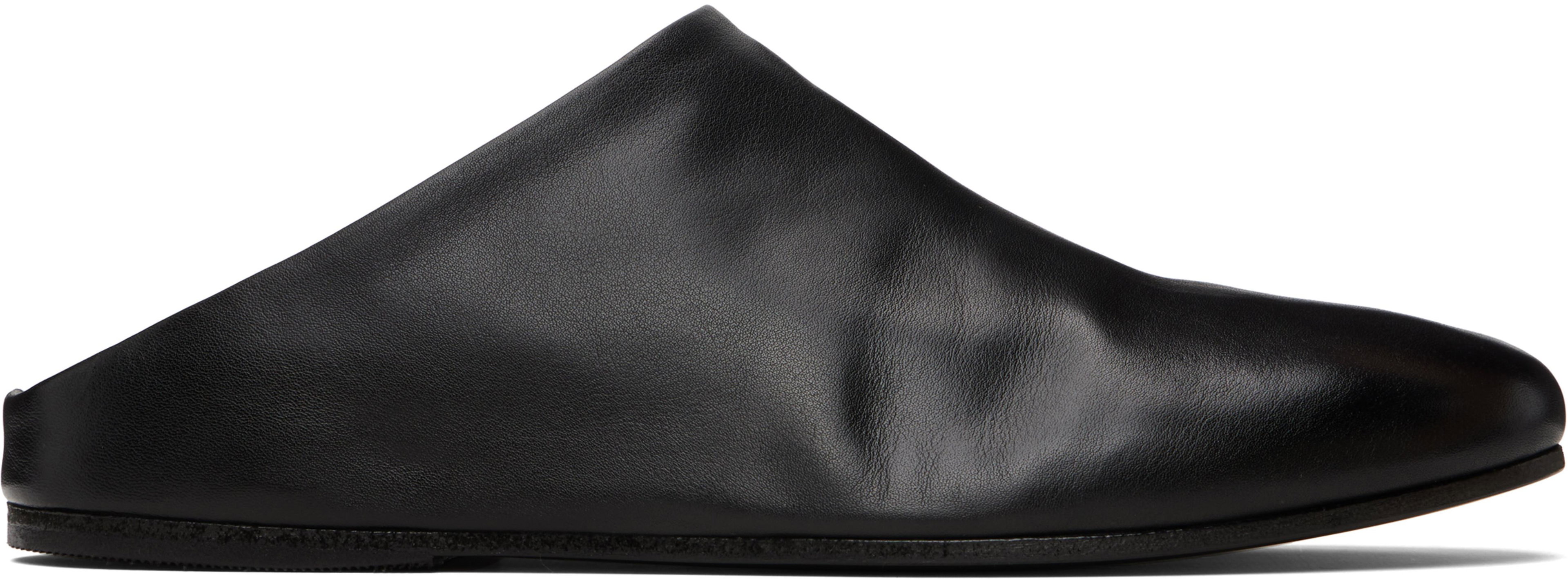 Black Steccoblocco Slip-on Loafers by MARSELL