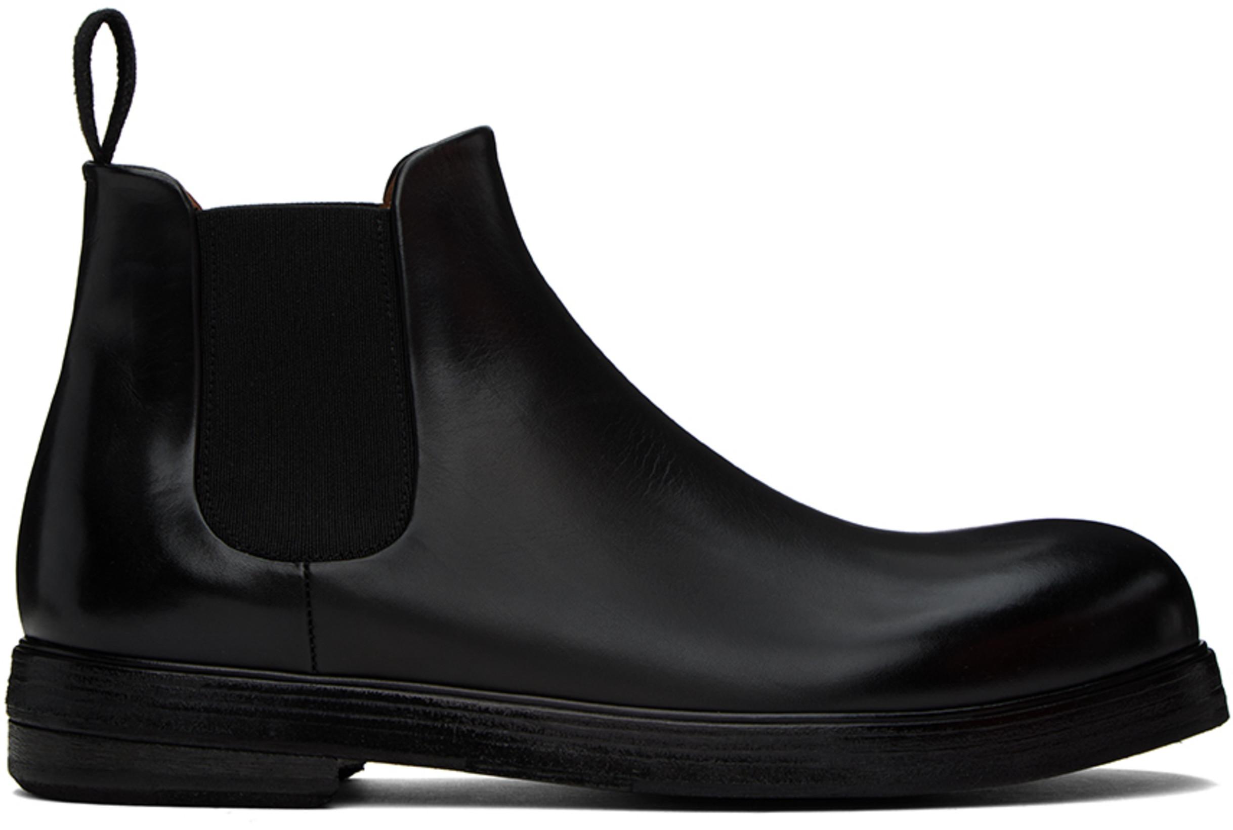 Black Zucca Zeppa Boots by MARSELL