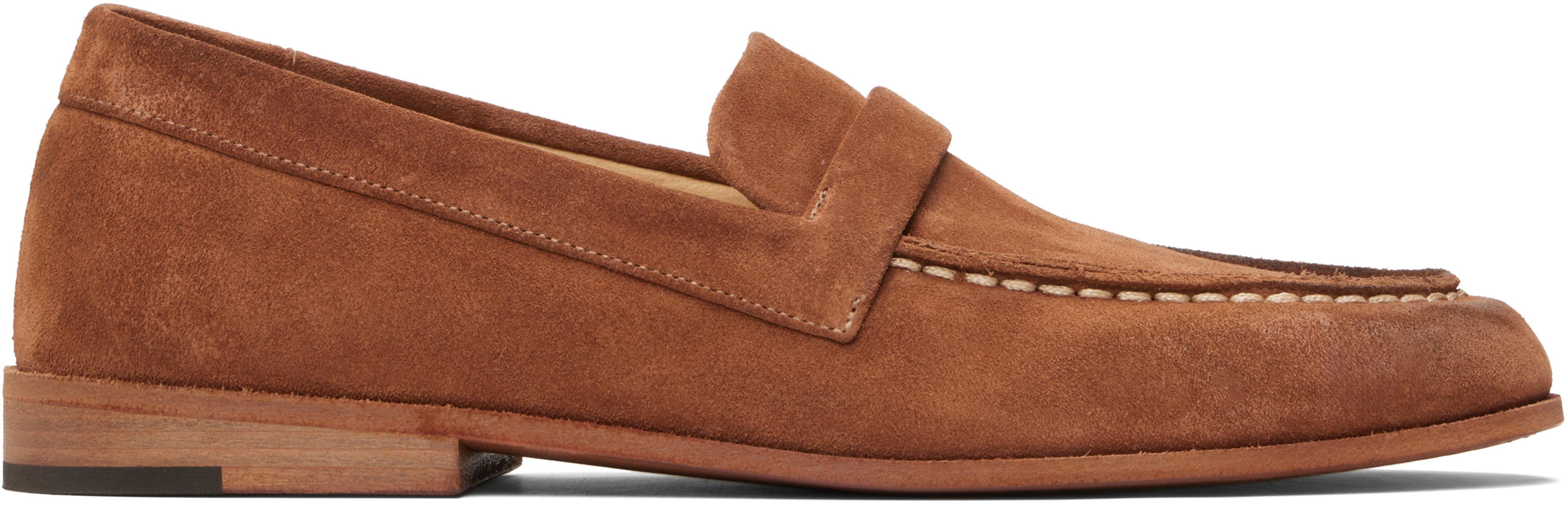 Brown Mocasso Loafers by MARSELL