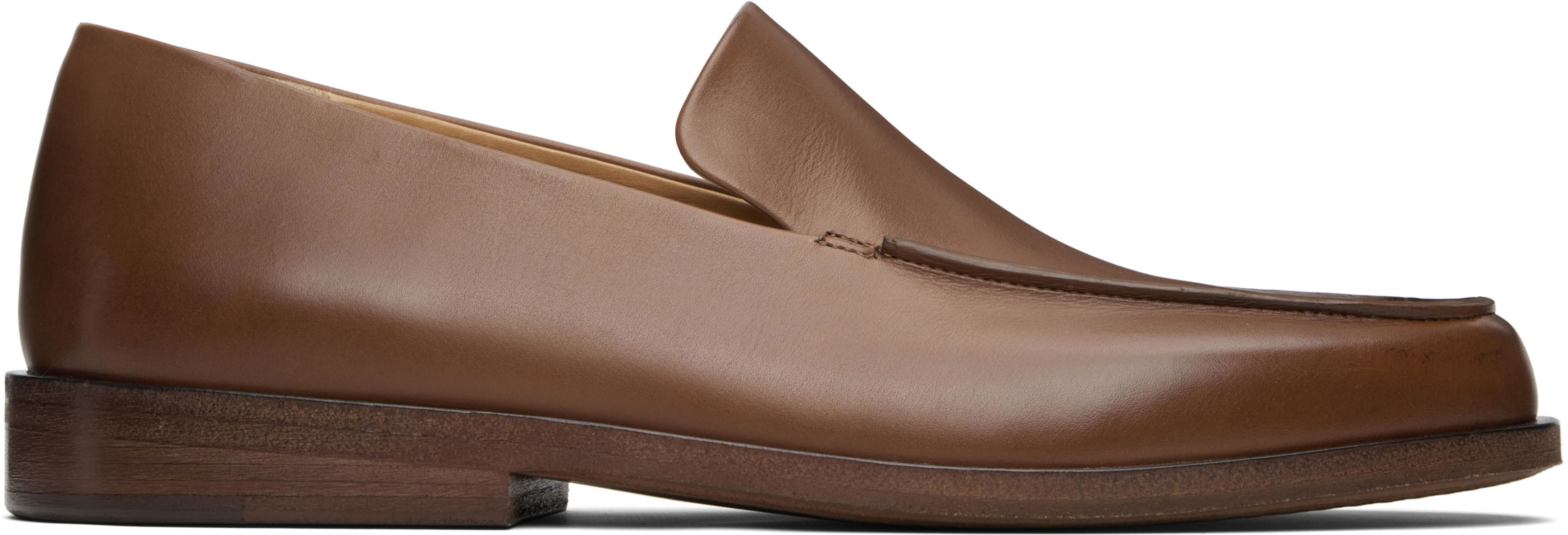 Brown Mocasso Loafers by MARSELL